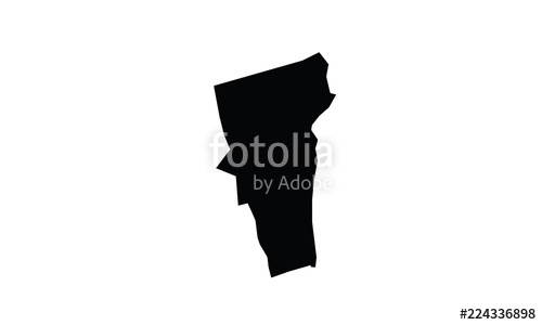 Vermont Outline Map Black Usa State Borders Black Vector 500x300 Vermont Outline Map Black Usa State Borders Black Vector