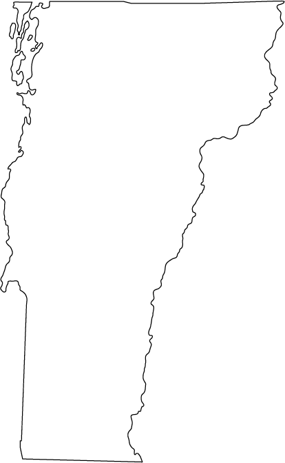 Vermont Outline Map New England Outline, Vermont, Map 414x672 Vermont Outline Map New England Outline, Vermont, Map