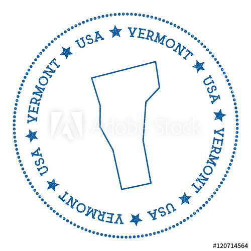 Vermont Vector Map Sticker Hipster And Retro Style Badge 500x500 Vermont Vector Map Sticker Hipster And Retro Style Badge