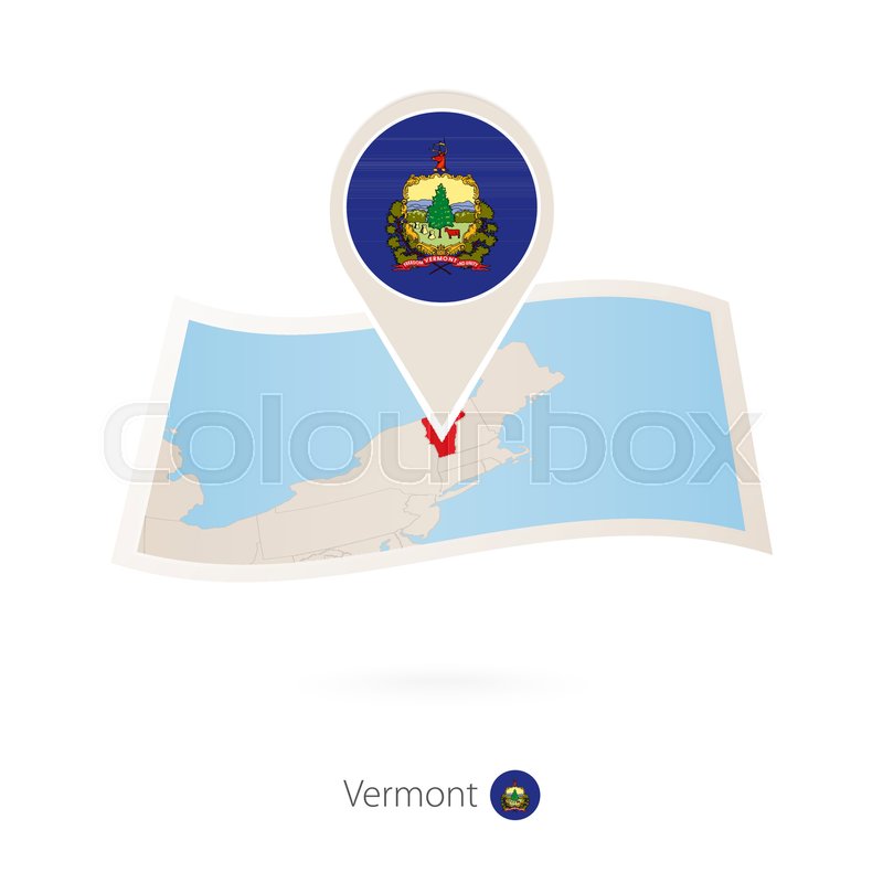 Folded Paper Map Of Vermont U S State Stock Vector Colourbox 800x800 Folded Paper Map Of Vermont U S State Stock Vector Colourbox