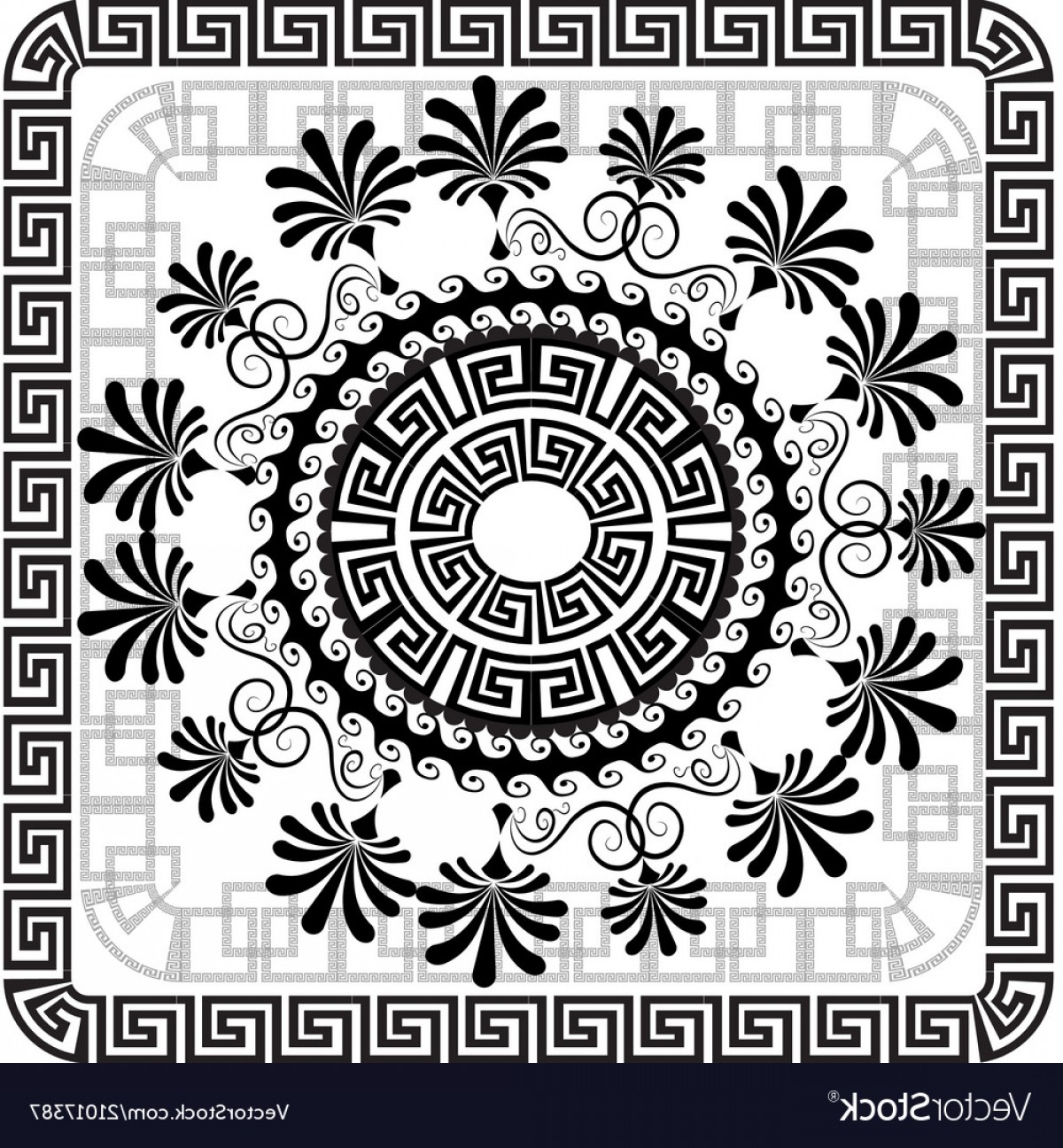 1200x1296 Versace Patterns Vector Studiogrfx