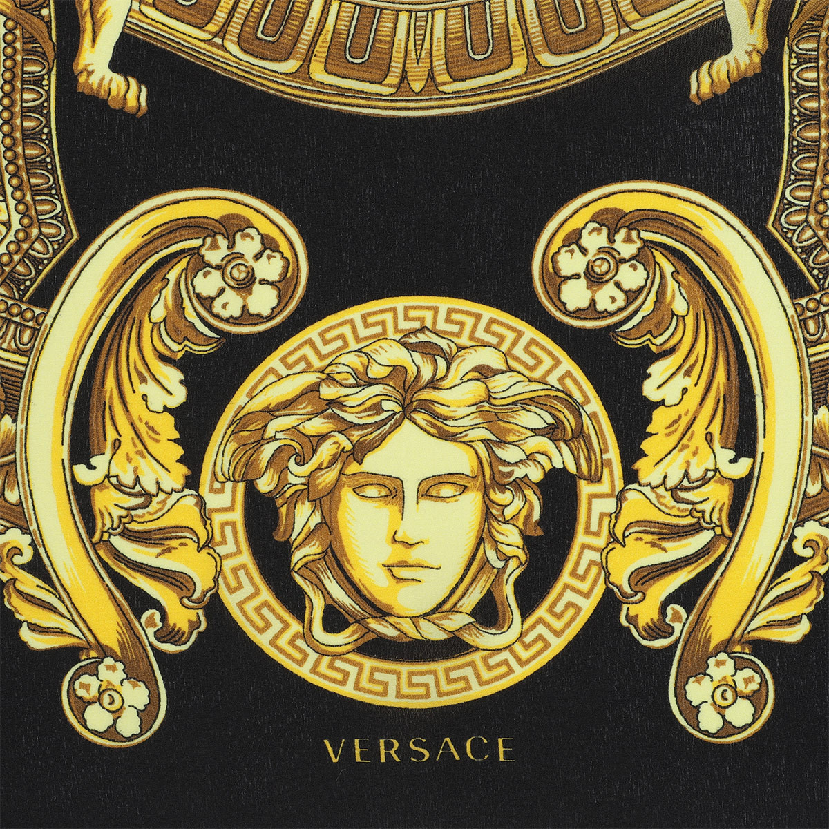 Versace Logo Gold. 