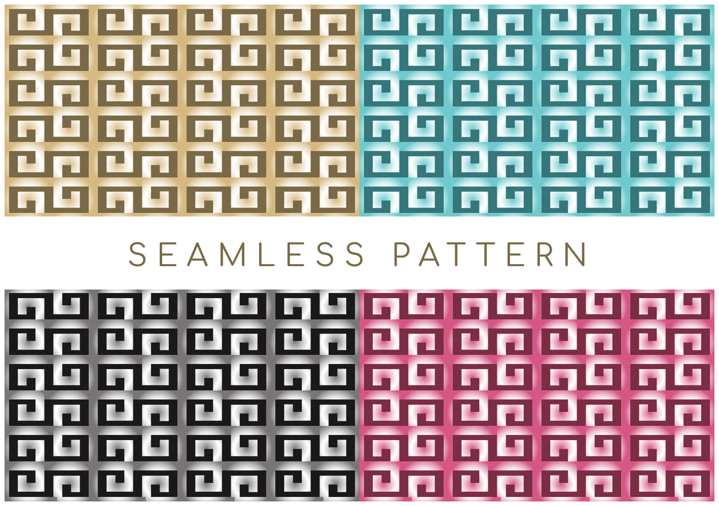 1418x998 Seamless Geometric Greek Pattern