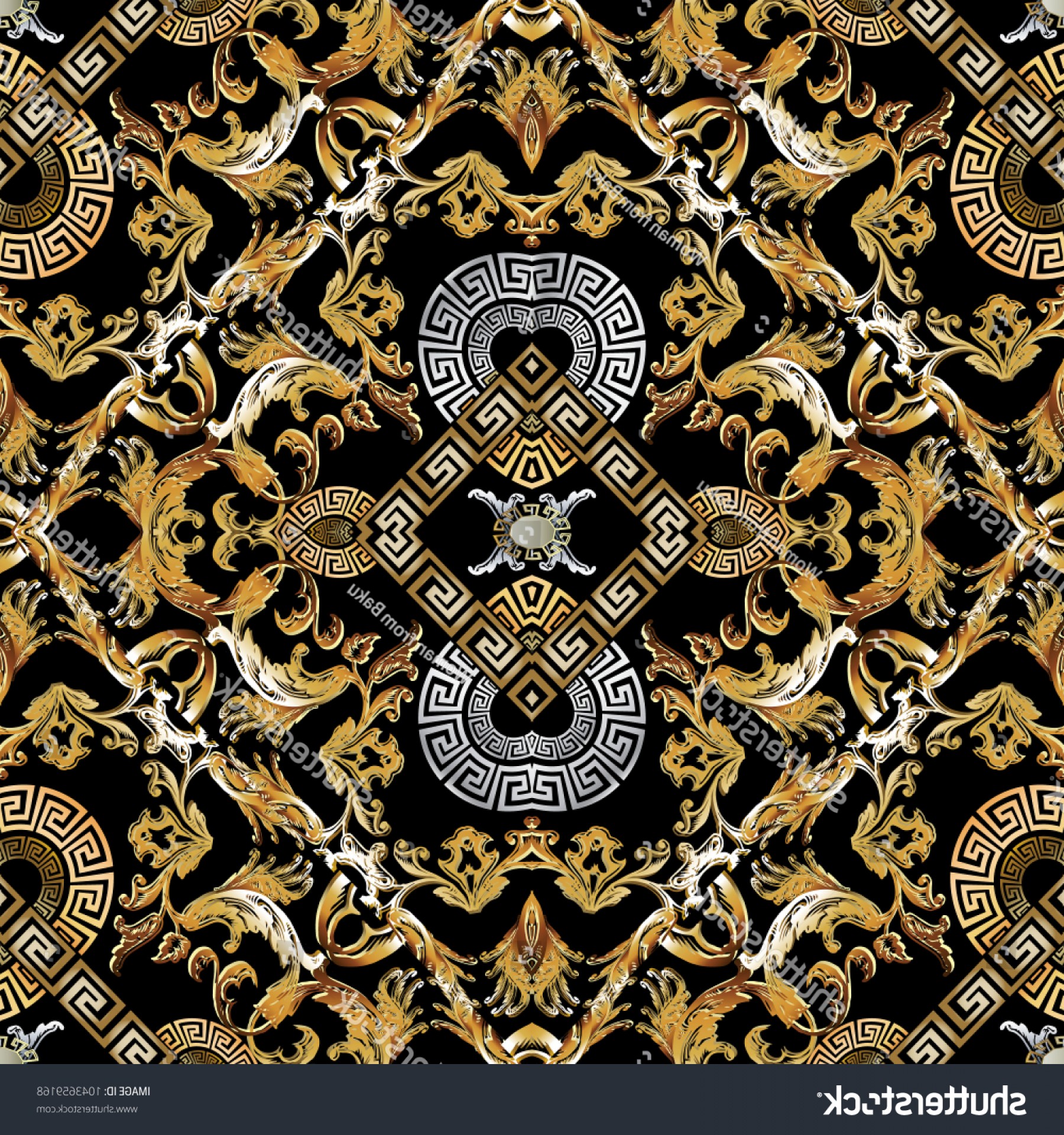 Versace Pattern Vector at Vectorified.com | Collection of Versace ...