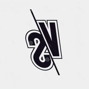 300x300 Vector Versus Sign Modern Style Black Color Vector Versus Sign