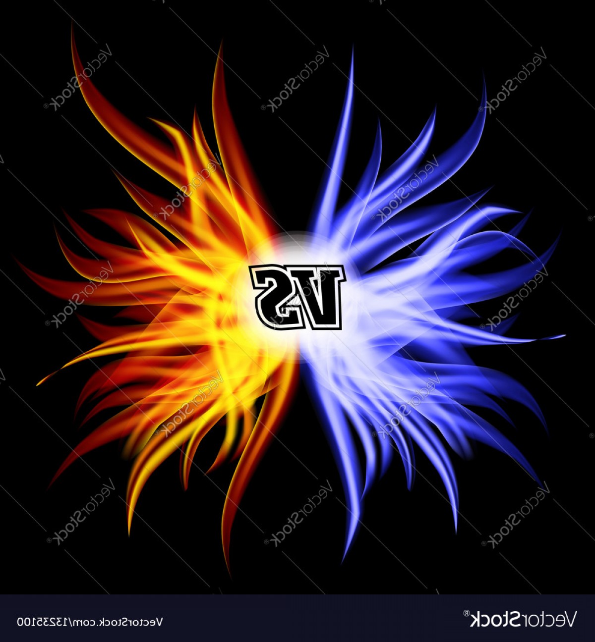 1200x1296 Versus Vector Vs Letters Flame Fight Background Design Competition