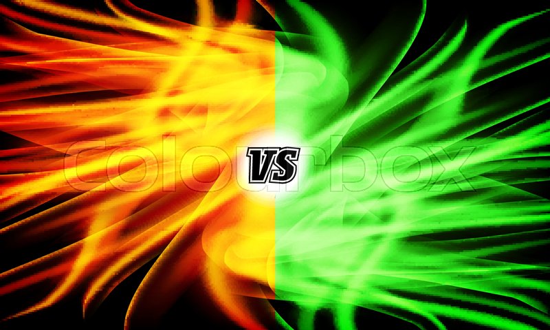 800x480 Versus Vector Vs Letters Flame Fight Stock Vector Colourbox