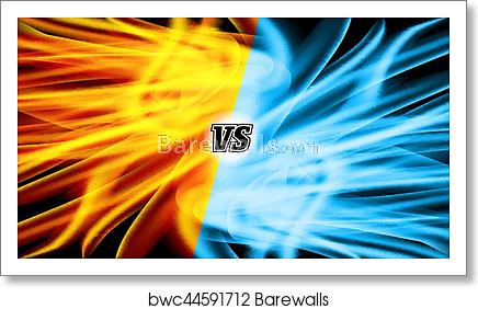 436x282 Versus Vector Vs Letters Flame Fight Background Design