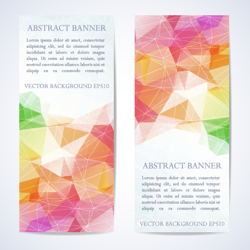 Abstract Geometric Shapes Vertical Banners Vector Free Vector 492x492 Abstract Geometric Shapes Vertical Banners Vector Free Vector