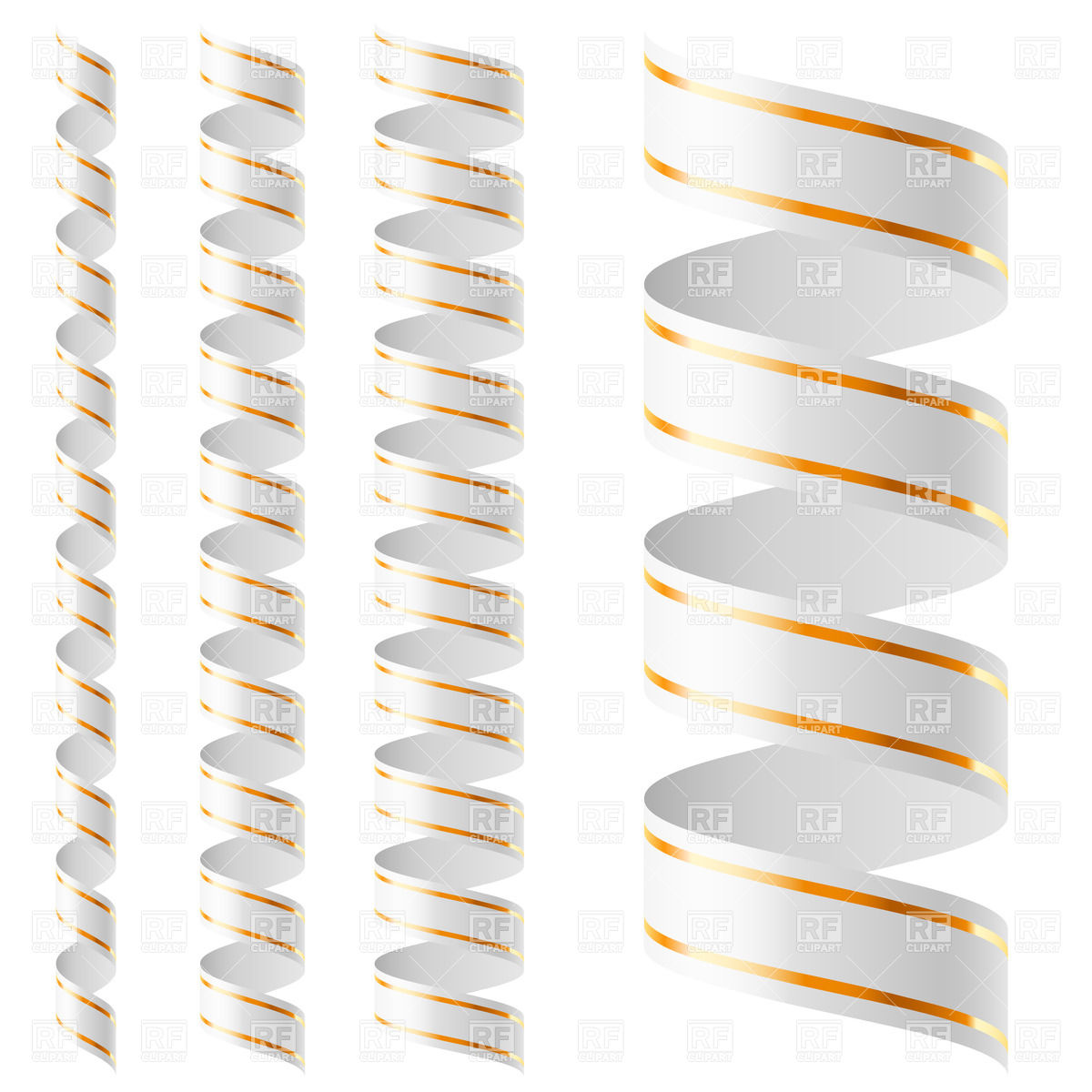 1200x1200 Vertical White Spiral Ribbon