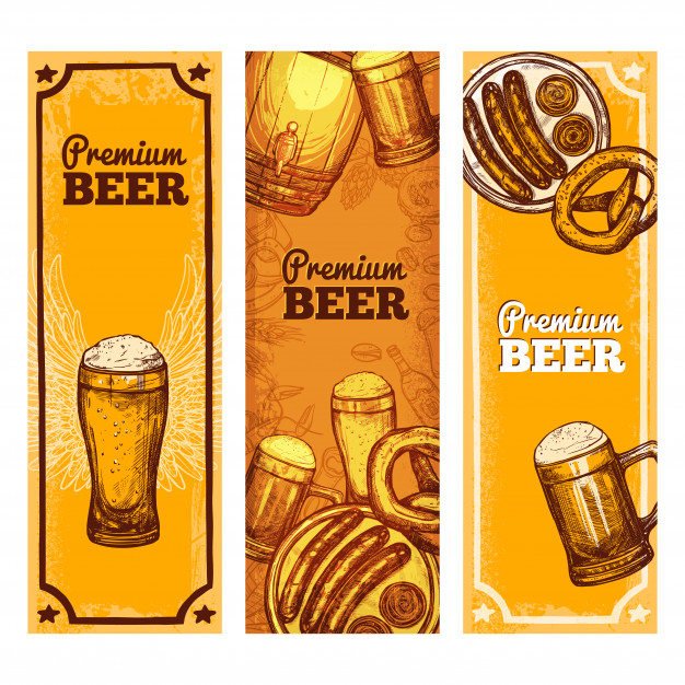 626x626 Beer Banner Vertical Vector Free Download
