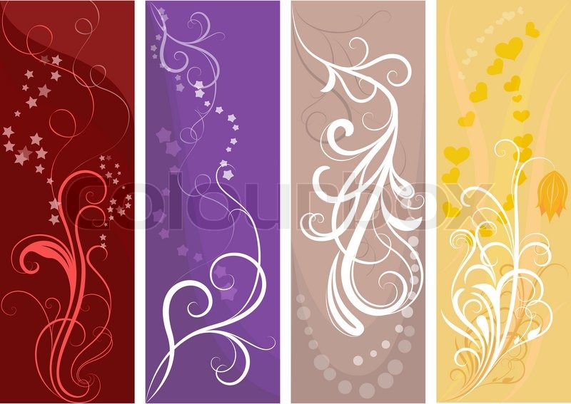 800x567 Color Vertical Vector Banners With Stock Vector Colourbox