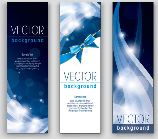 555x486 Exquisite Vertical Banner Design Vector Free Vector