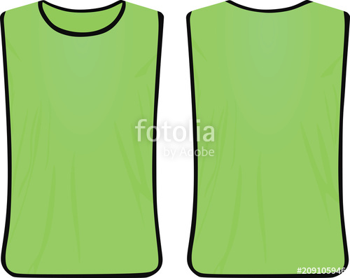 500x397 Green Safety Vest Vector Illustration Stock Image And Royalty