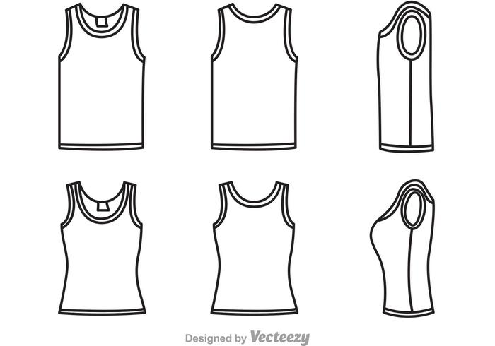 Tank Top Template Vectors 700x490 Tank Top Template Vectors