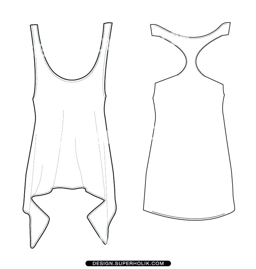 Tank Top Vector Images Template Women Mens Mockup 827x870 Tank Top Vector Images Template Women Mens Mockup