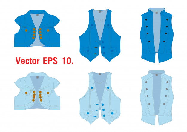 Denim Vest Vector Template For Design Work Vector Premium Download 626x442 Denim Vest Vector Template For Design Work Vector Premium Download