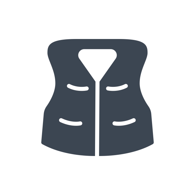 Vest Icon Vector Illustration In Line Style For Any Purpose, Icon 640x640 Vest Icon Vector Illustration In Line Style For Any Purpose, Icon