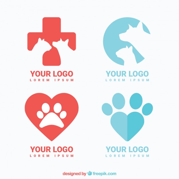 626x626 Variety Of Vet Logos Vector Free Download