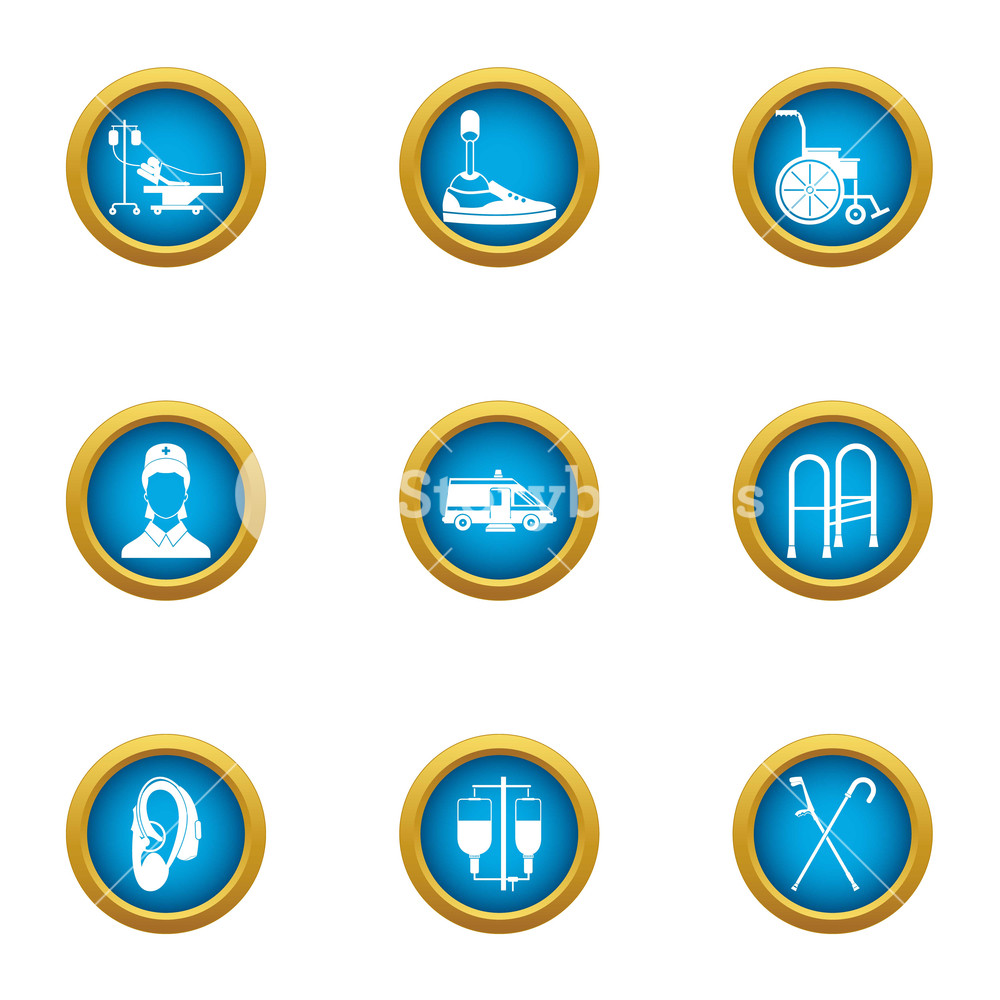 1000x1000 Vet Icons Set Flat Set Of Vet Vector Icons For Web Isolated