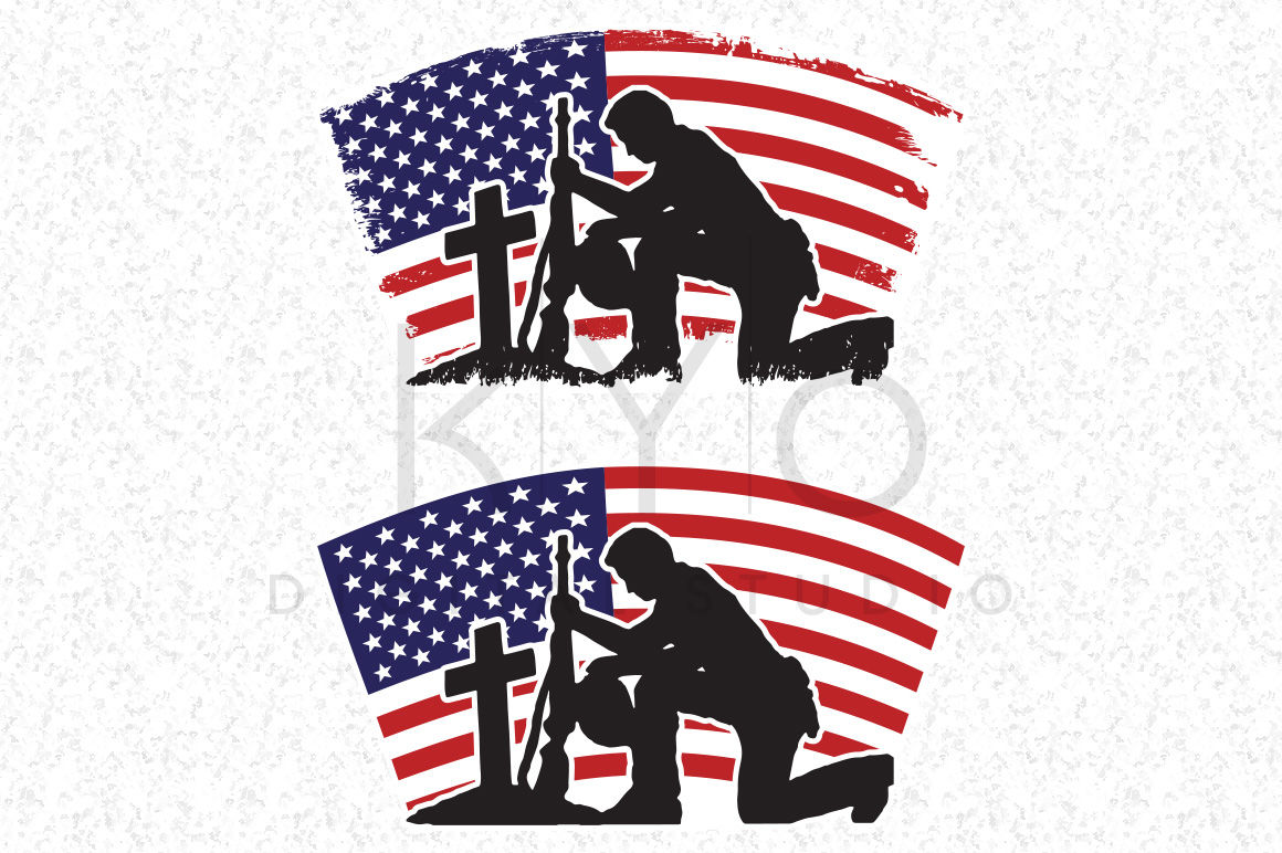 1160x772 Fallen Soldier Veterans Day Dxf Png American Flag