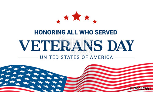 Veterans Day Vector Illustration, Honoring All Who Served, Usa 500x300 Veterans Day Vector Illustration, Honoring All Who Served, Usa