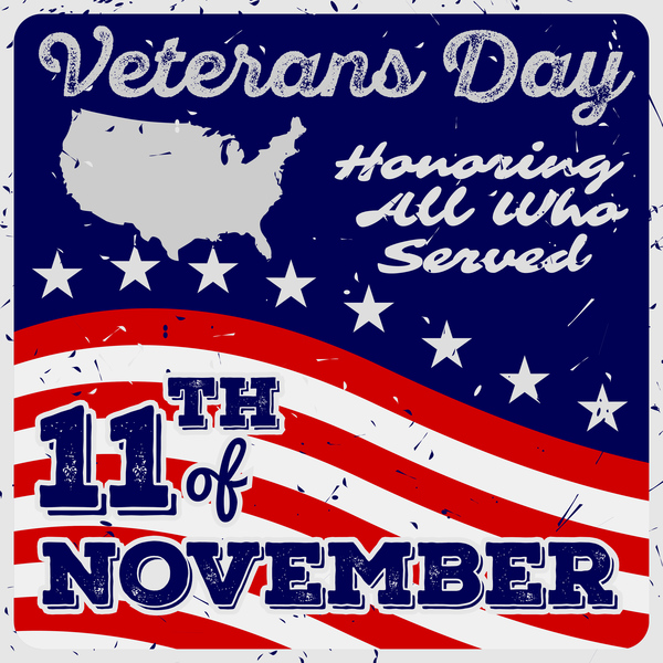 Veterans Day Grunge Template Vector Free Download 600x600 Veterans Day Grunge Template Vector Free Download