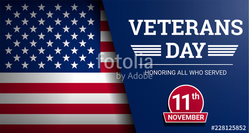 Happy Veterans Day Concept Background Realistic Illustration 500x268 Happy Veterans Day Concept Background Realistic Illustration