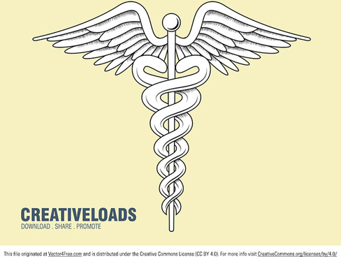 488x368 Vector Veterinary Caduceus Free Vector Download