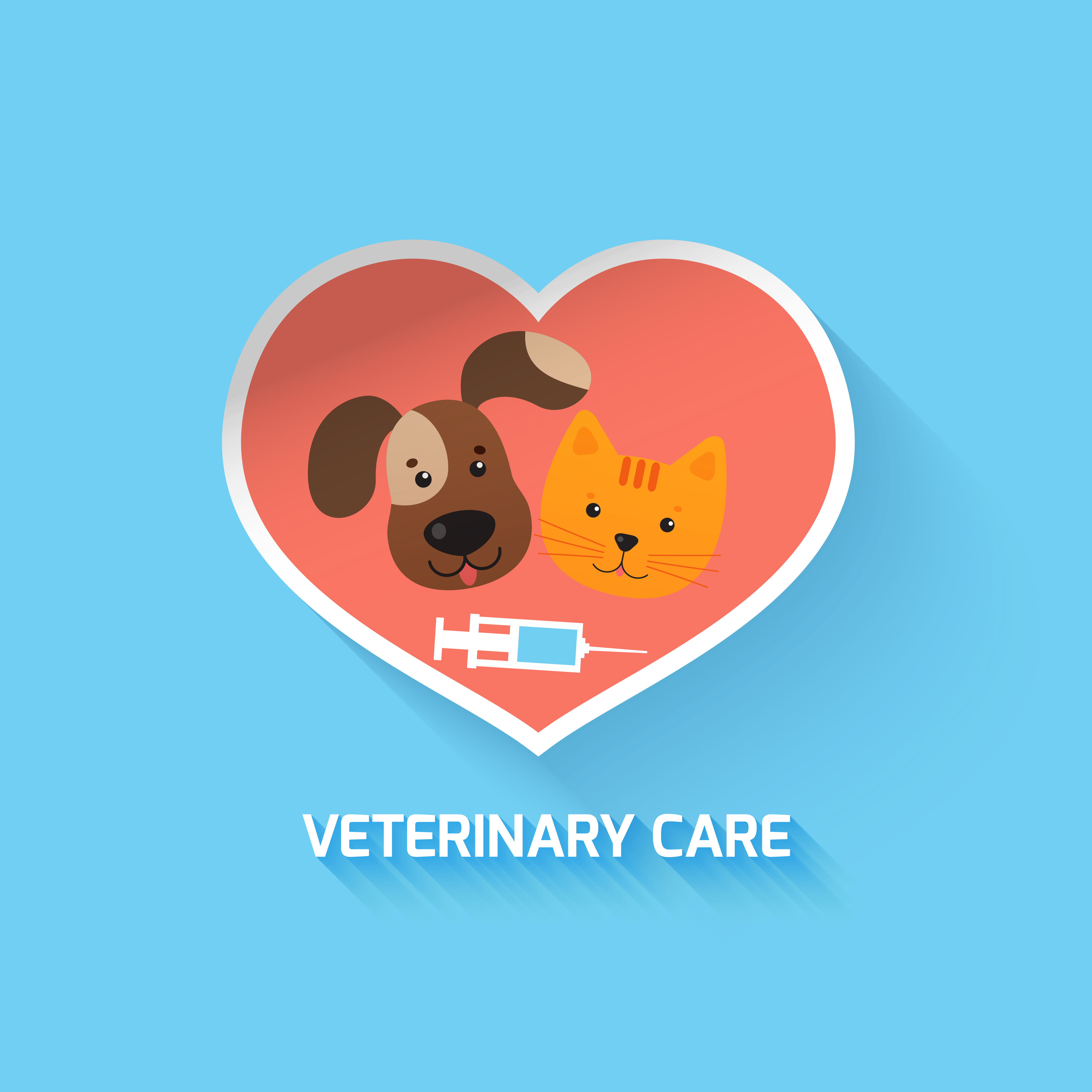 4500x4500 Veterinary Heart Symbol Vector