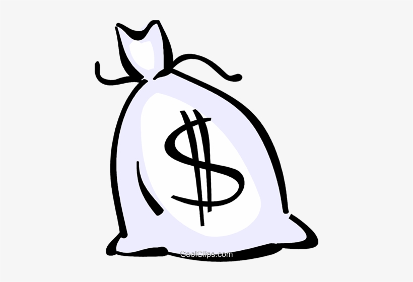 820x560 Money Bags Royalty Free Vector Clip Art Illustration