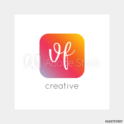 Vf Logo, Vector Useful As Branding, App Icon, Alphabet 500x500 Vf Logo, Vector Useful As Branding, App Icon, Alphabet