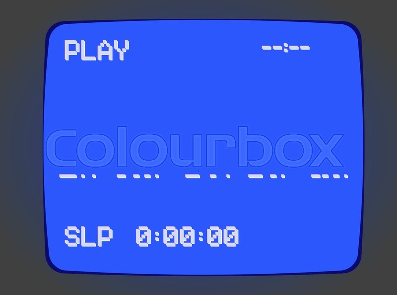 Vhs Blue Intro Screen Of A Videotape Stock Vector Colourbox 800x595 Vhs Blue Intro Screen Of A Videotape Stock Vector Colourbox