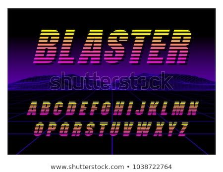 Retro Futurism Style Font Vector Brush Stroke Alphabet 450x347 Retro Futurism Style Font Vector Brush Stroke Alphabet