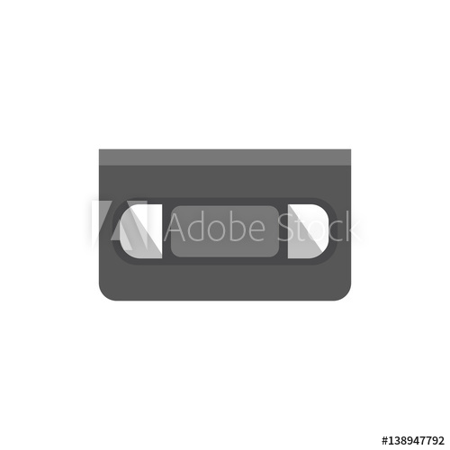 Vector Vhs Video Cassette 500x500 Vector Vhs Video Cassette