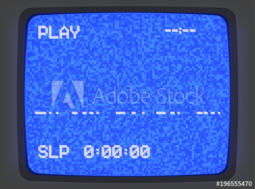 Vector Vhs Blue Intro Screen Of A Videotape Player With Noise 500x372 Vector Vhs Blue Intro Screen Of A Videotape Player With Noise