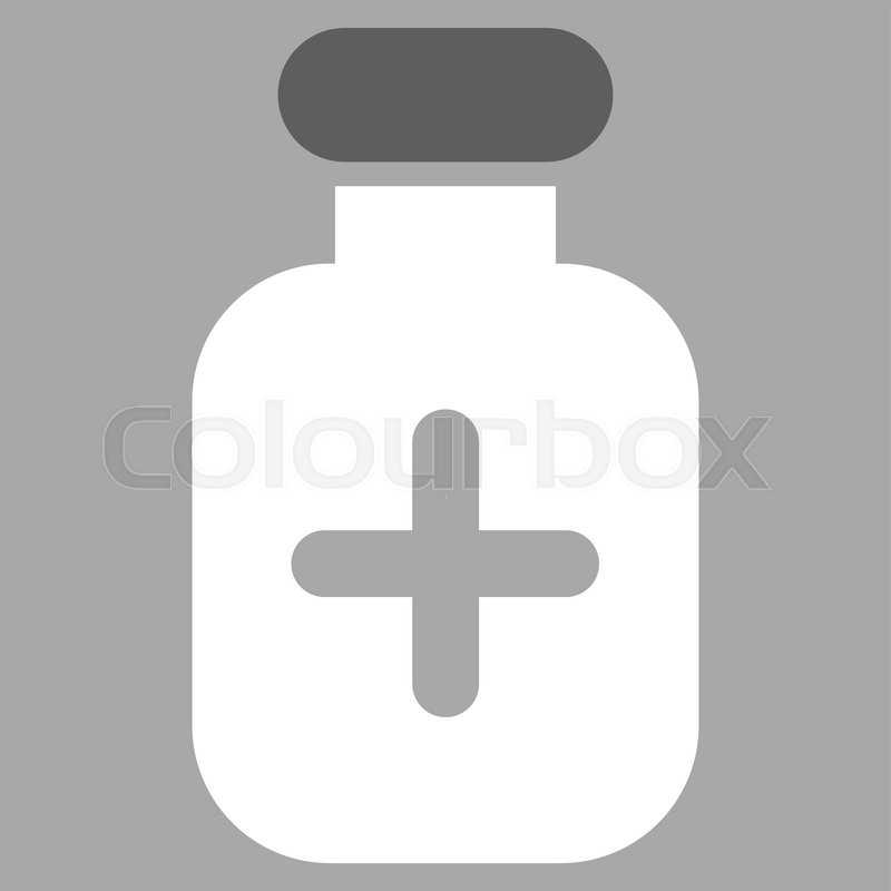 800x800 Medication Vial Vector Icon Style Is Stock Vector Colourbox