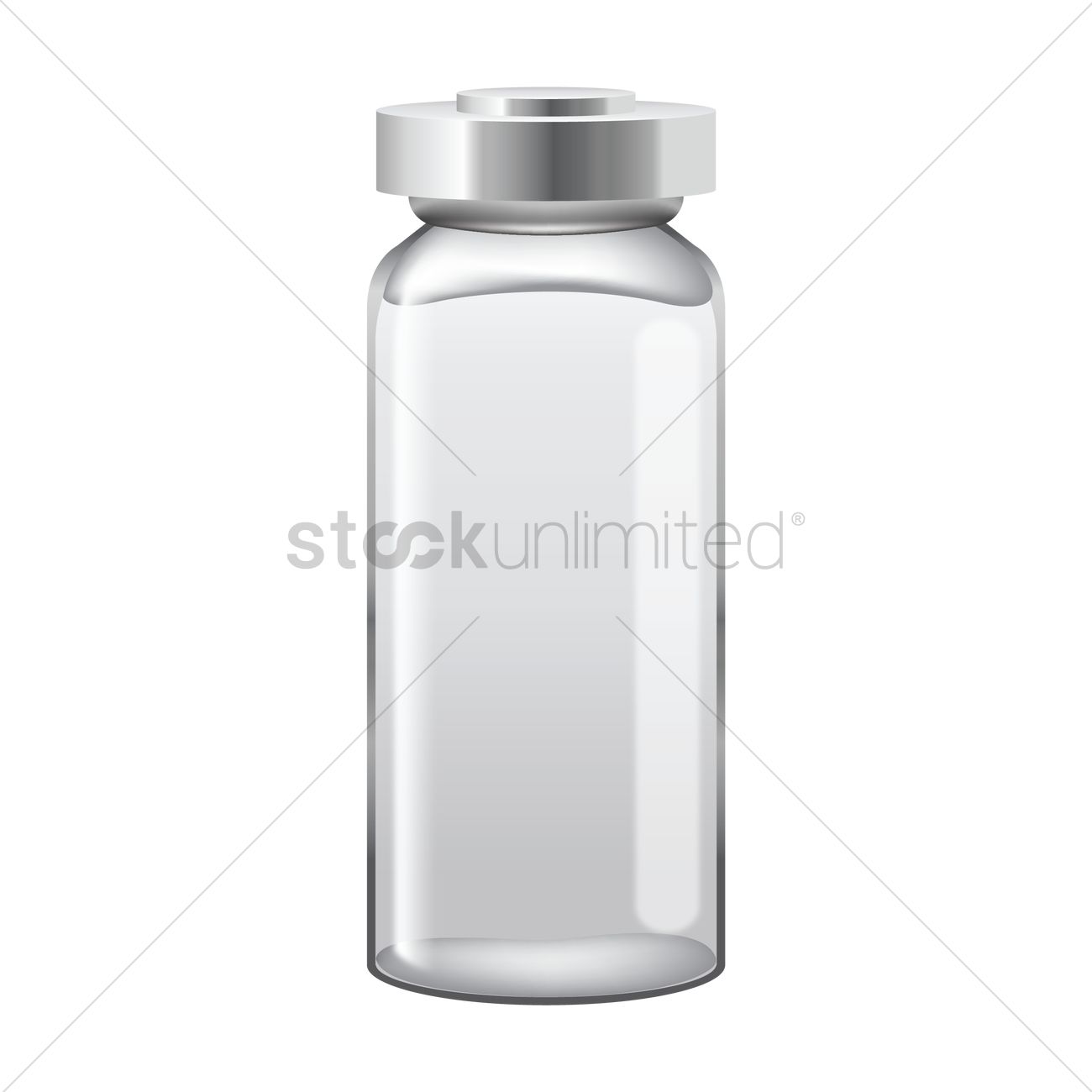 1300x1300 Vial Vector Image