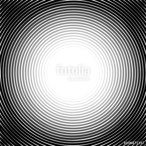 500x500 Black Halftone Circle Pattern Useful As Abstract Sound Vibration