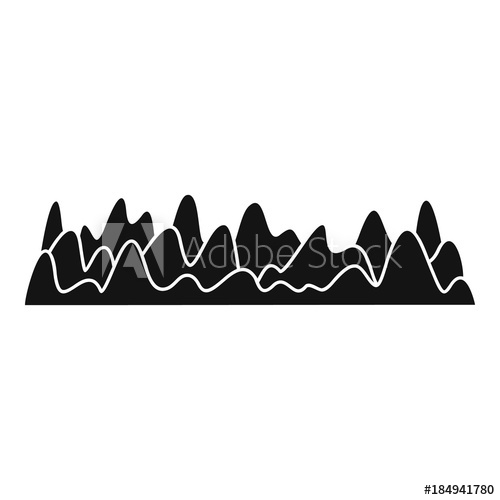 500x500 Equalizer Sound Vibration Icon Simple Illustration Of Equalizer