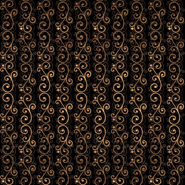 Golden Luxury Background Vector Gold Black Victorian Pattern 612x612 Golden Luxury Background Vector Gold Black Victorian Pattern