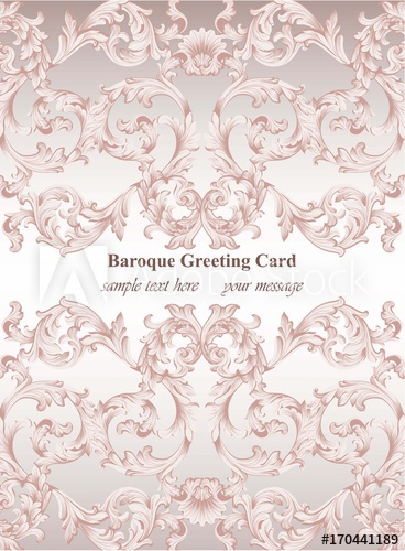 Luxury Baroque Card Ornament Background Vector Rich Imperial 368x500 Luxury Baroque Card Ornament Background Vector Rich Imperial