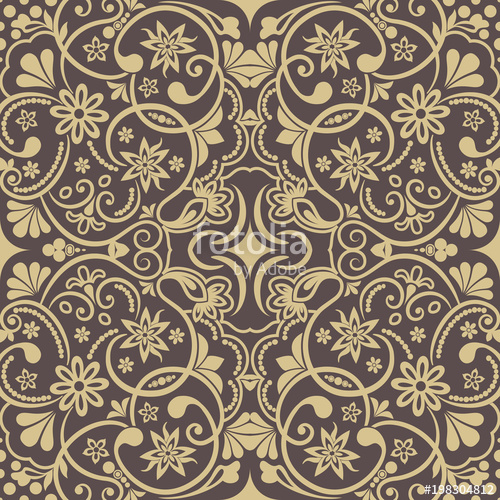 Seamless Vintage Pattern Vector Seamless Border In Victorian 500x500 Seamless Vintage Pattern Vector Seamless Border In Victorian