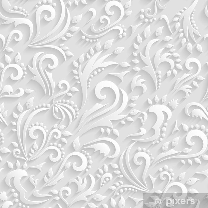 Vector Floral Victorian Seamless Background Wall Mural Pixers 700x700 Vector Floral Victorian Seamless Background Wall Mural Pixers