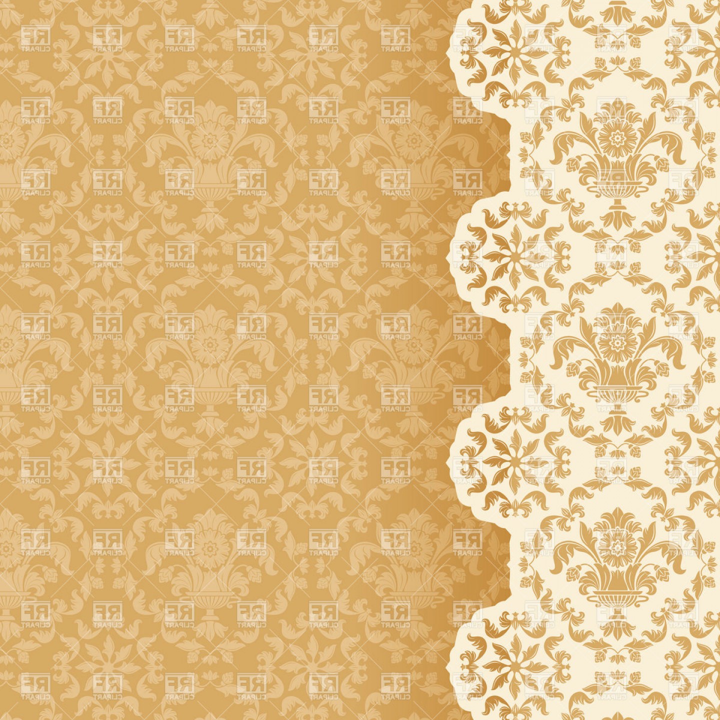 Victorian Style Wallpaper Background Vector Clipart Handandbeak 1440x1440 Victorian Style Wallpaper Background Vector Clipart Handandbeak