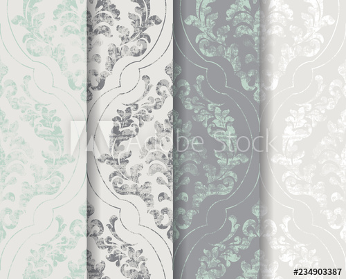 Classic Flourish Ornamented Background Vector Set Collection 500x404 Classic Flourish Ornamented Background Vector Set Collection