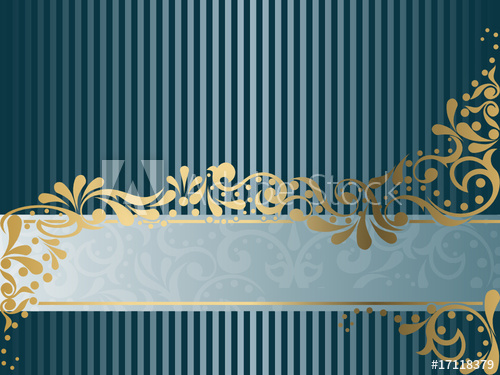 500x375 Vintage Victorian Banner, Horizontal