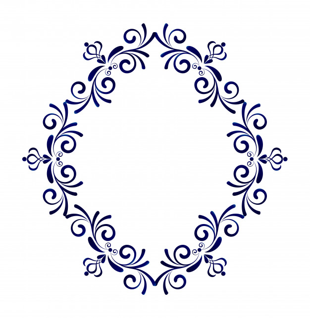 Decorative Frame Victorian Style, Element For Design Template 626x643 Decorative Frame Victorian Style, Element For Design Template