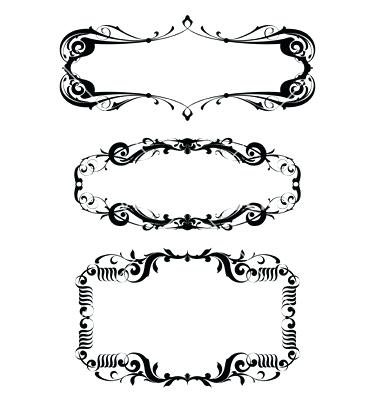 Victorian Border Vector at Vectorified.com | Collection of Victorian ...
