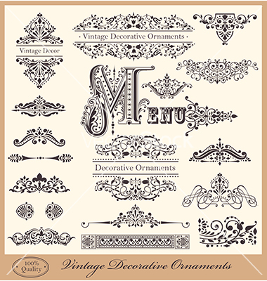Victorian Vector Flourishes Images 380x400 Victorian Vector Flourishes Images